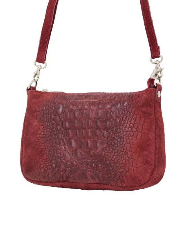 Croco fantasy - Bordeaux rood