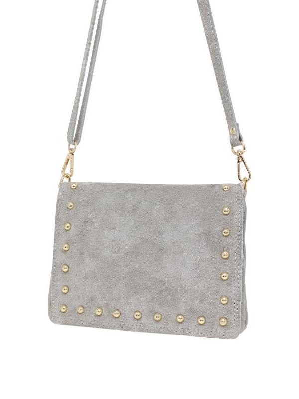 Button bag - Khaki grijs