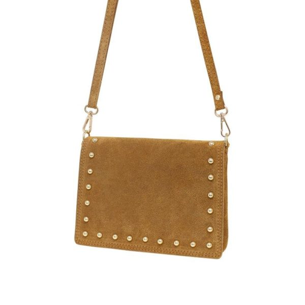 Button bag - Cognac