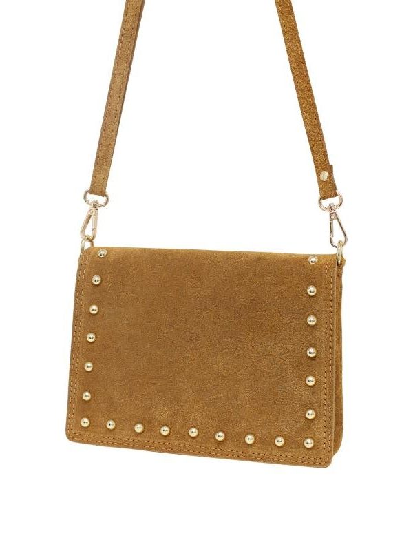 Button bag - Cognac