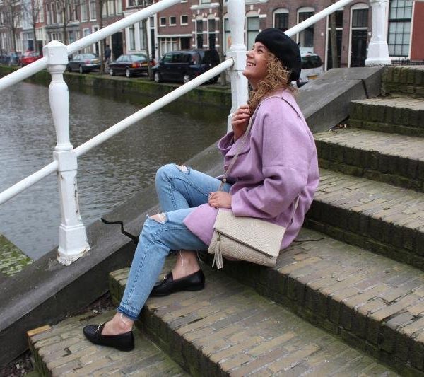 SALE! Braid bag - Lichtgrijs
