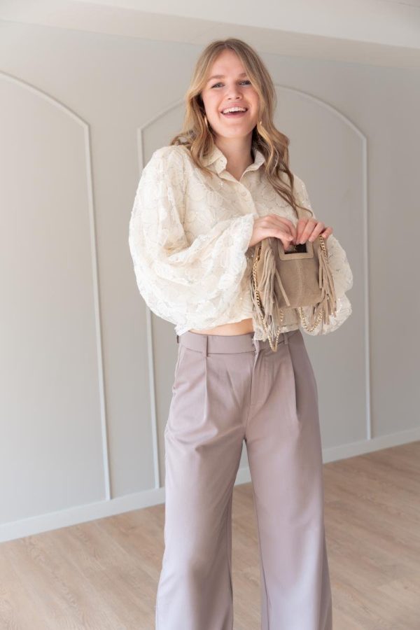 Frills bag - Beige - Afbeelding 3