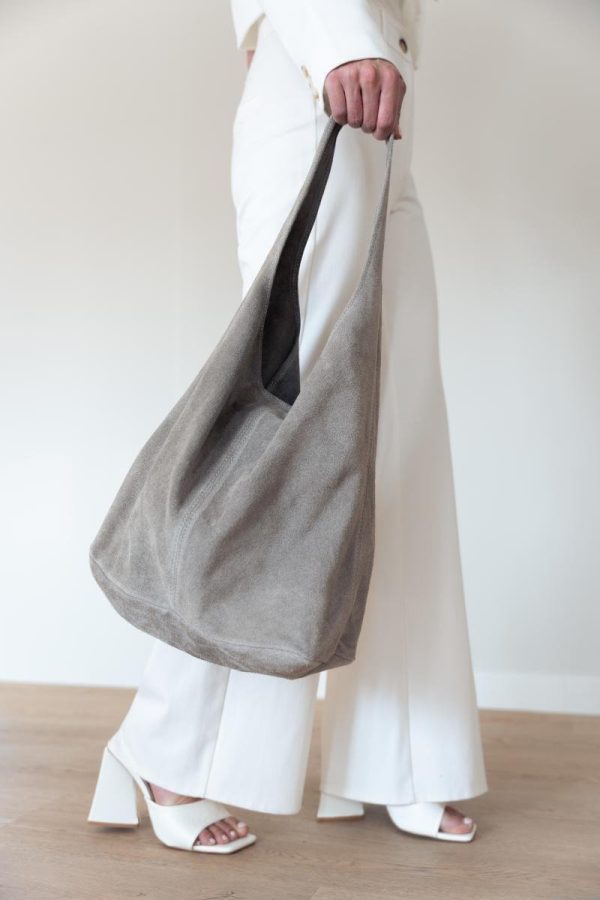 Baggy bag - Khaki grijs