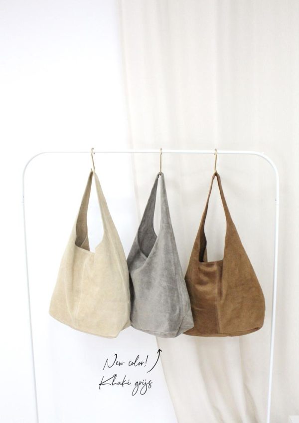Baggy bag - Khaki grijs - Afbeelding 4