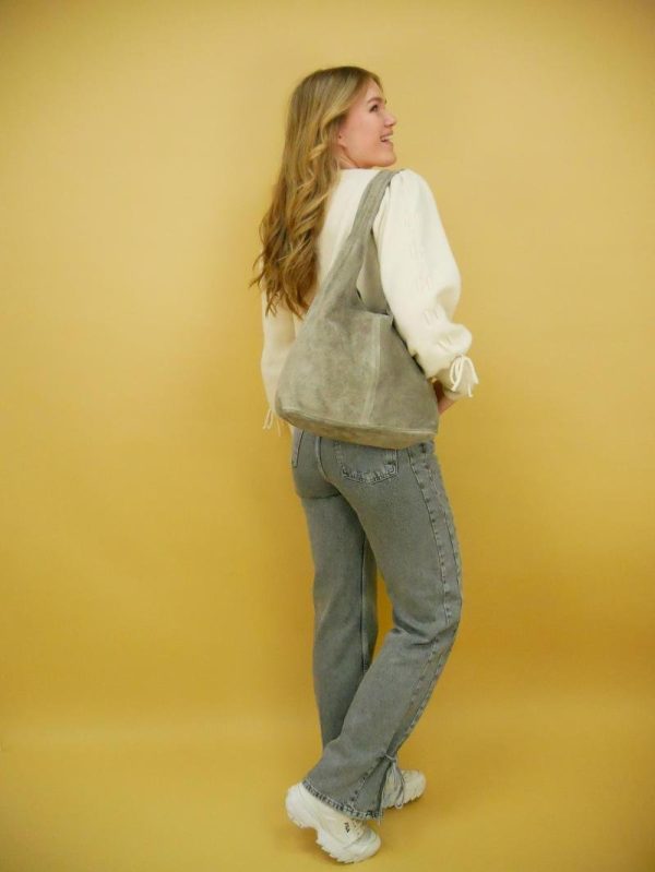 Baggy bag - Khaki grijs - Afbeelding 2