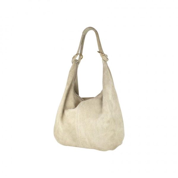 Suède ring shopper - Beige