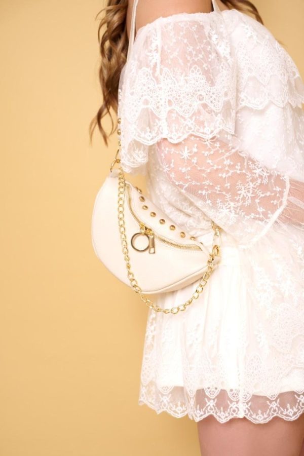 Bright studs - Beige