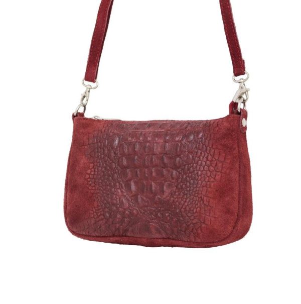 Croco fantasy - Bordeaux rood