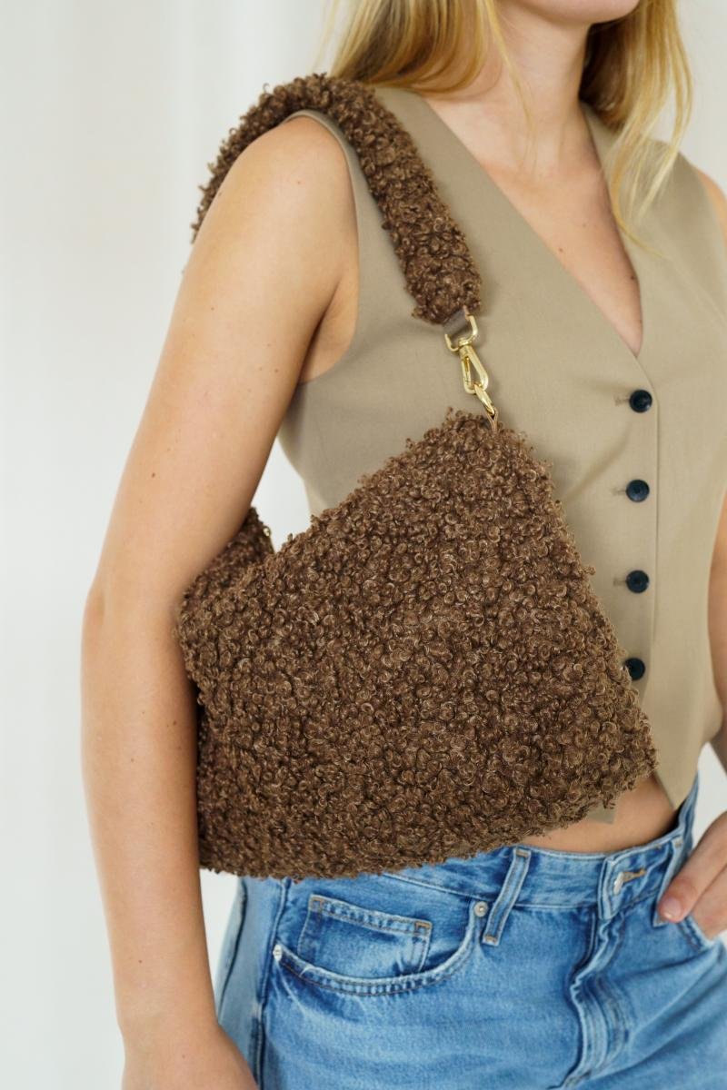 Teddy strap - Bruin (short) - Afbeelding 2