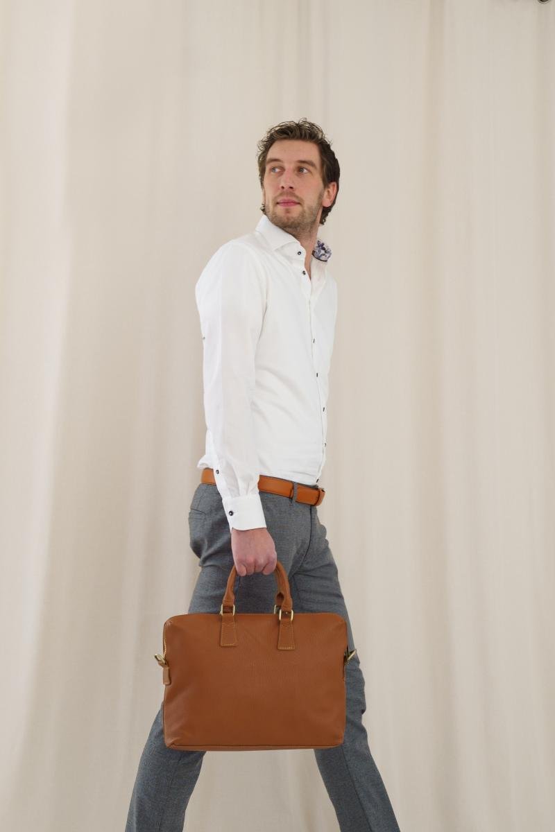 Business bag - Cognac - Afbeelding 3