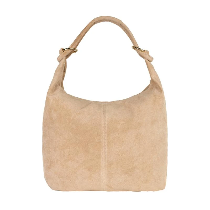 Suède ring shopper - Beige - Afbeelding 4