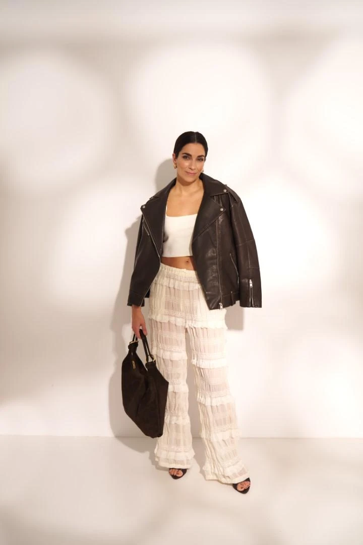 Suède ring shopper - Donkerbruin - Afbeelding 3