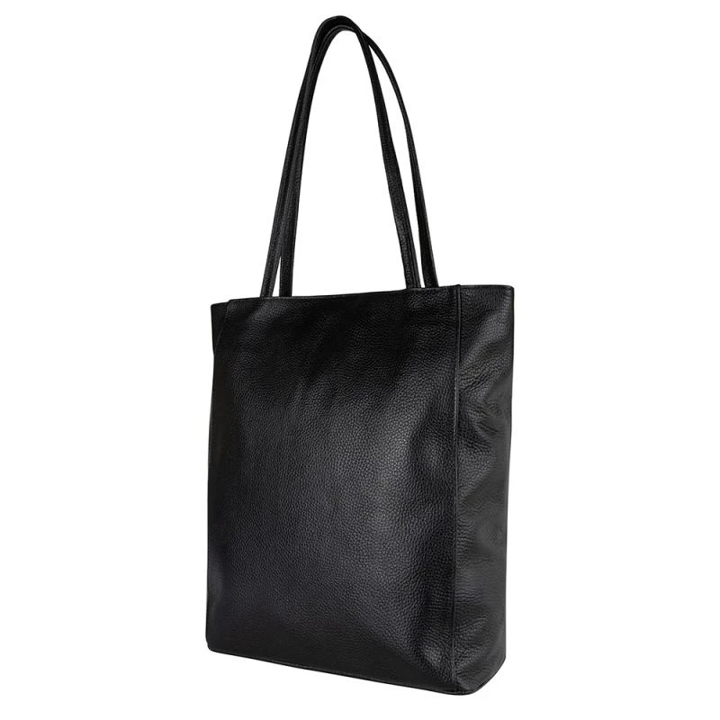 Leather paperbag - Zwart - Afbeelding 2