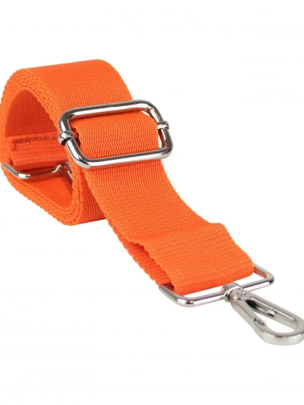 Woven strap - Oranje (zilver)