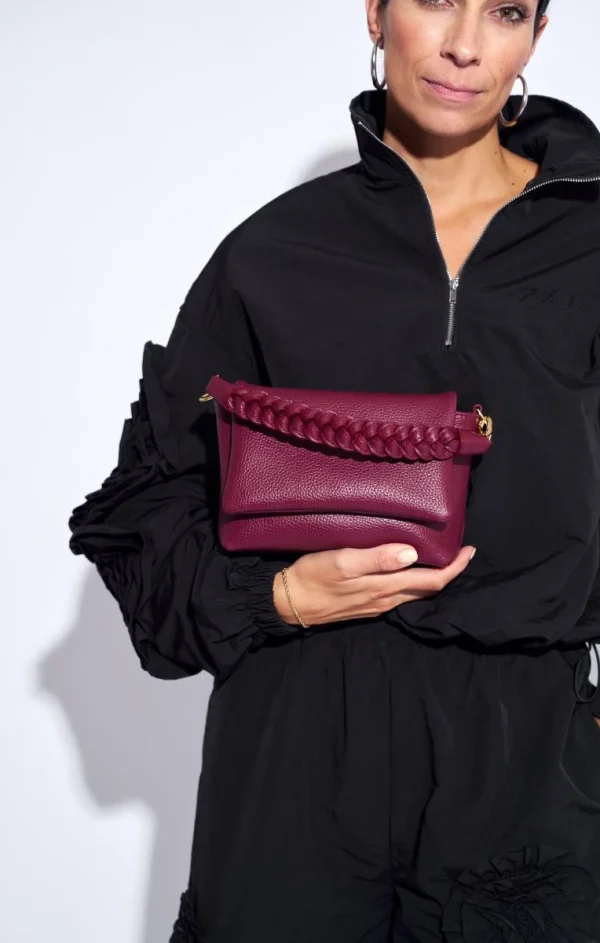Braid bag - Bordeaux