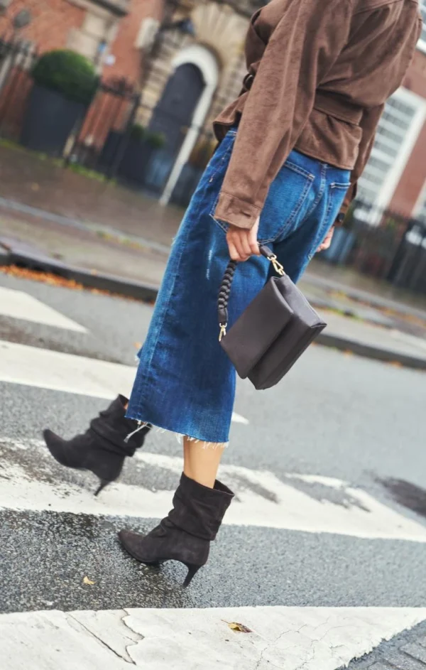Braid bag - Donkerbruin